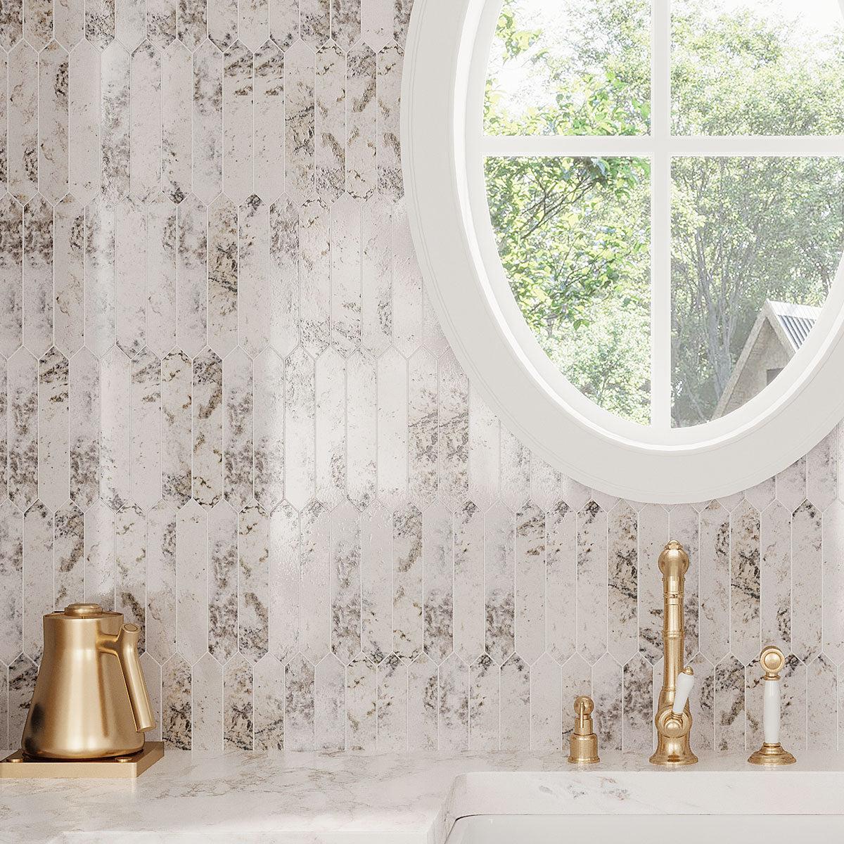 Picchetto Rustic Natural country home kitchen backsplash