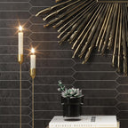 Picchetto Graphite Matte Ceramic Picket Tile | Tile Club