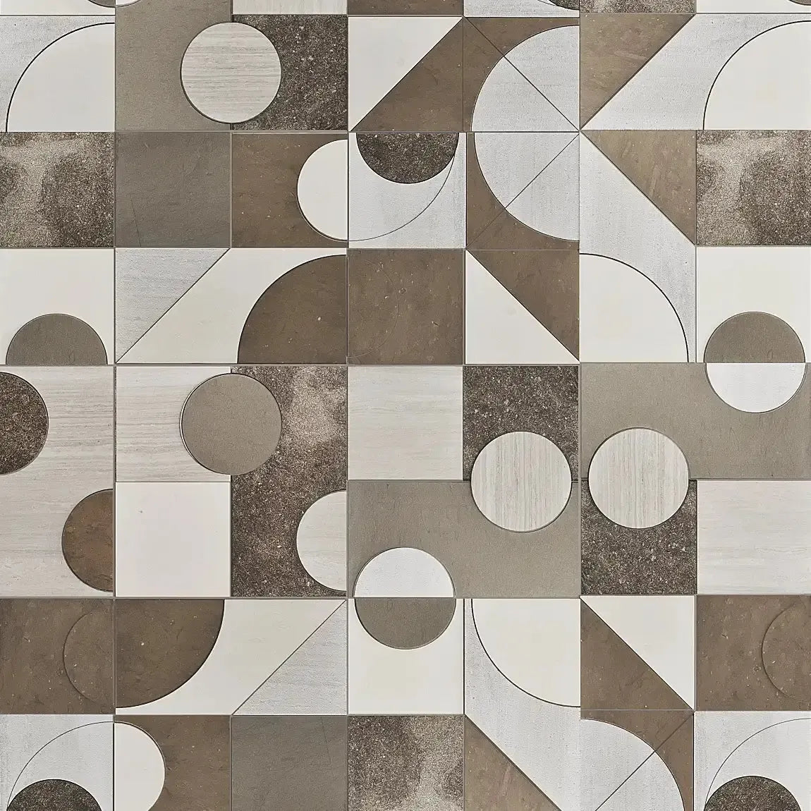 Pictoria Mod Earth Waterjet Mosaic Tile | Tile Club