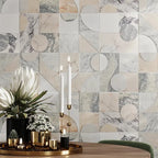 Pictoria Mod Rose Waterjet Mosaic Tile | Tile Club