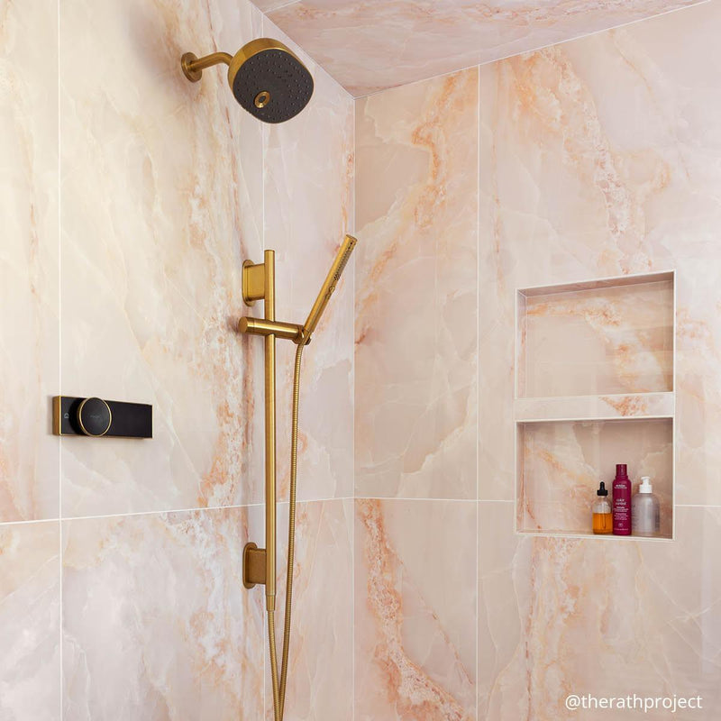Emporio Pink Onyx Large-Format Porcelain Tile 24x48 | Tile Club