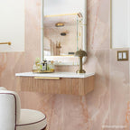 Emporio Pink Onyx Large-Format Porcelain Tile 24x48 | Tile Club