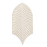 Plume Cream Feather Ceramic Tile