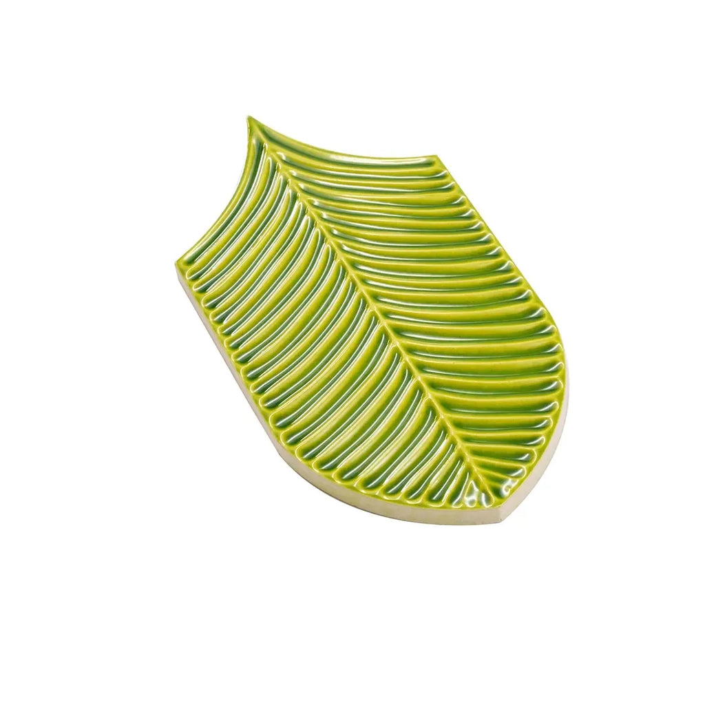 Plume Apple Feather Ceramic Tile | Tile Club