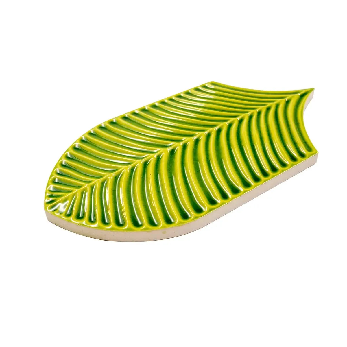 Plume Apple Feather Ceramic Tile | Tile Club