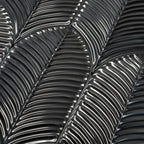 Plume Black Feather Ceramic Tile | Tile Club