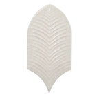 Plume Crystal Crackle Feather Ceramic Tile | Tile Club
