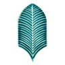 Plume Jade Feather Ceramic Tile