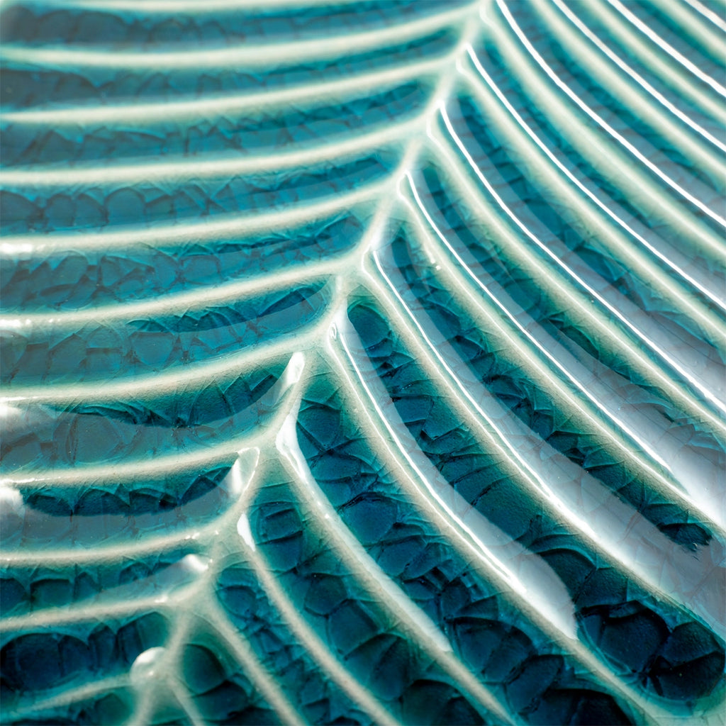 Plume Jade Feather Ceramic Tile | Tile Club