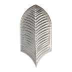 Plume Metallic Platinum Feather Ceramic Tile | Tile Club