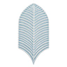 Plume Sky Blue Feather Ceramic Tile