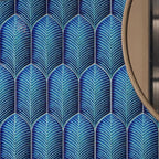 Plume Water Ceramic Feather Tile
