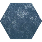 Portuguese Blue Dimension Hex Porcelain Tile | Tile Club