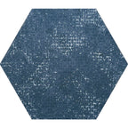 Portuguese Blue Dimension Hex Porcelain Tile | Tile Club