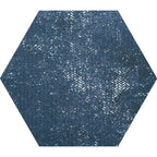 Portuguese Blue Dimension Hex Porcelain Tile | Tile Club