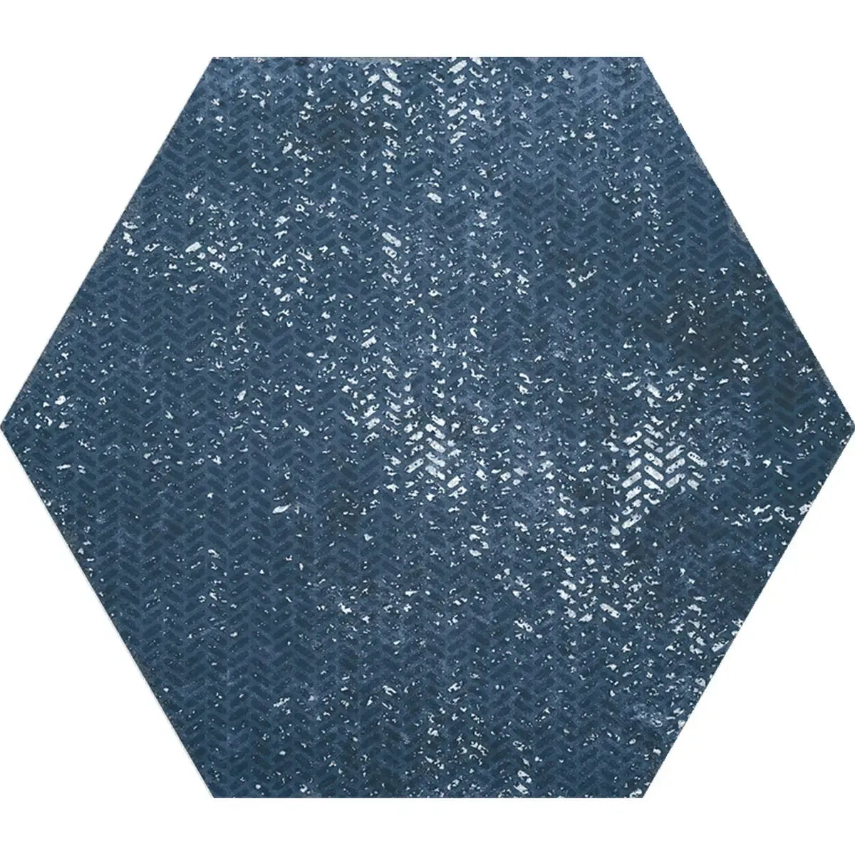 Portuguese Blue Dimension Hex Porcelain Tile | Tile Club