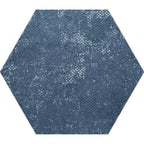 Portuguese Blue Dimension Hex Porcelain Tile | Tile Club