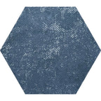 Portuguese Blue Dimension Hex Porcelain Tile | Tile Club