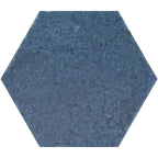 Portuguese Blue Porcelain Hexagon Tile