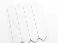 Picchetto White Gloss Ceramic Picket Tile