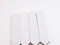 Picchetto White Matte Ceramic Picket Tile