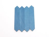 Picchetto Navy Matte Ceramic Picket Tile