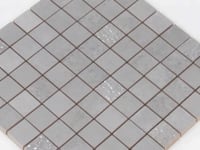Mistery Gray Textured Ceramic Mosaic Tile