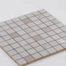 Mistery White Textured Ceramic Mosaic Tile