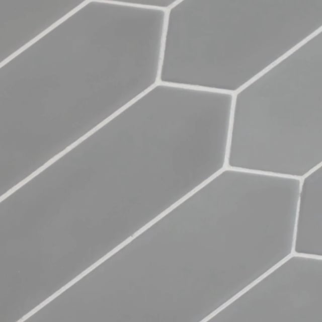 Palisades Gray Picket Ceramic Tile