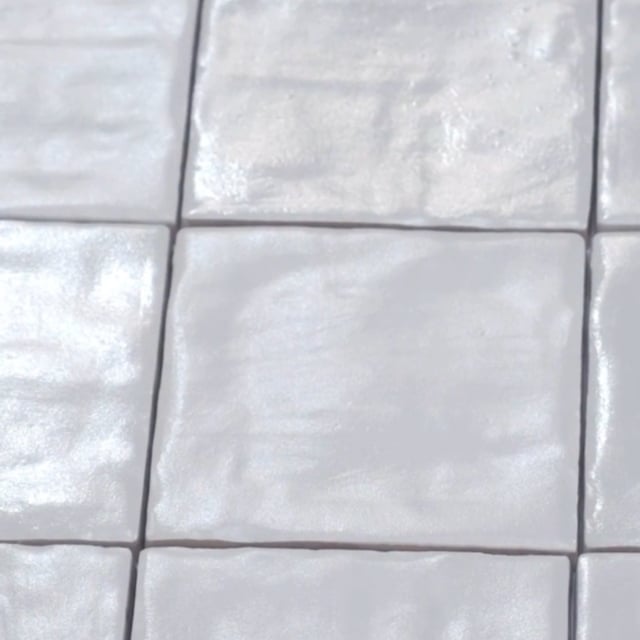 Mallorca White Ceramic Square Tiles