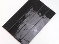 Lake Black Ceramic Subway Tile 2.6x16