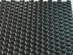 Matte Black Buttons Porcelain Penny Round Tile Sample
