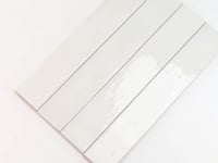 Lake White Ceramic Subway Tile 2 6x16