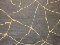 Kasai Notte Kintsugi 10x60" Rectified Porcelain Tile Sample