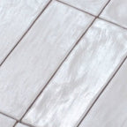 Mallorca White Ceramic Subway Tile 2.5x8