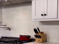 La Riviera Blanc Ceramic Subway Tile 2.5x8