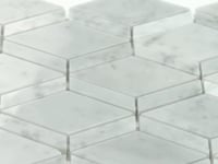 Carrara Diamond Marble Mosaic Tile