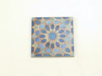Amira Samarkand Blue Patterned Porcelain Tile