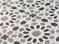 Amira Regal Shadow and Gold Patterned Porcelain Tile