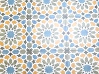 Amira Multicolor Patterned Porcelain Tile