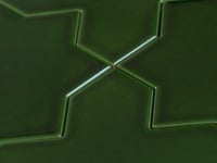 Santa Barbara Emerald Green Cross