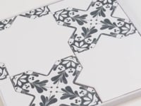 Santa Barbara Black Decorative Cross Sample