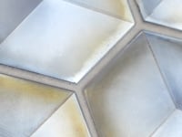 Prism Storm Beveled Hexagon Glass Mosaic Tile