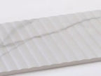 Grazioso Fluted Carrara Ceramic Tile 12x36