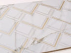 Panorama White Marbled Peak Porcelain Tile 24x48