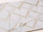 Panorama White Marbled Peak Porcelain Tile 24x48 Sample