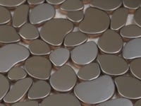 Stainless Steel Pebble Metal Mosaic Tile