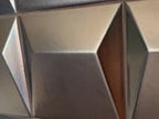 Ionic Decor Code Steel 3D Porcelain Tile Sample