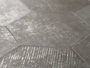 Ink Black Dimension Porcelain Hexagon Tile