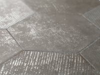 Ink Black Dimension Porcelain Hexagon Tile Sample